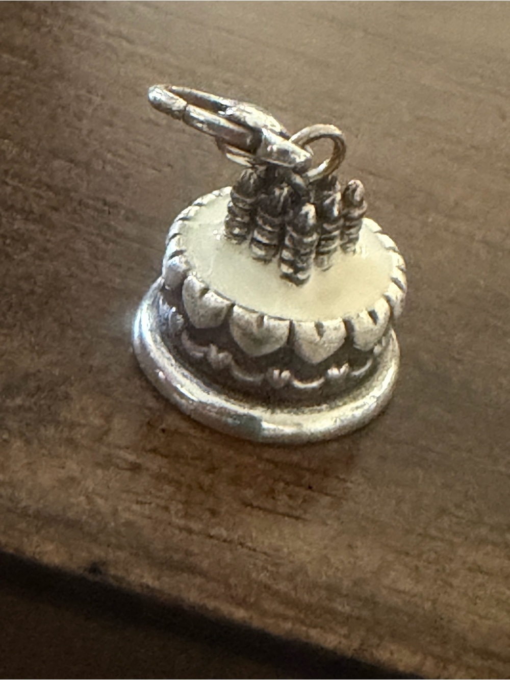 Brighton Jewelry HAPPY BIRTHDAY CAKE CANDLES Charm Pendant RETIRED Collectors